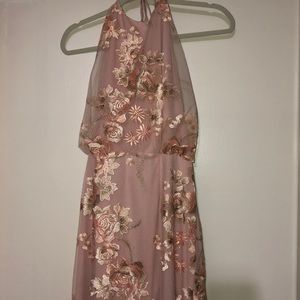 Adrianna papell embroidered dress